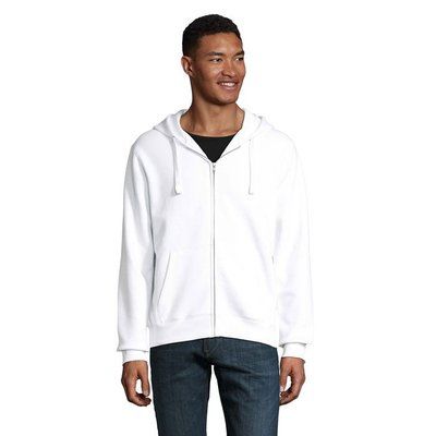 Sudadera Capucha Hombre 280gr Blanco M