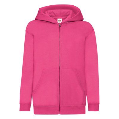 Sudadera con capucha infantil Fuchsia 7/8 ans