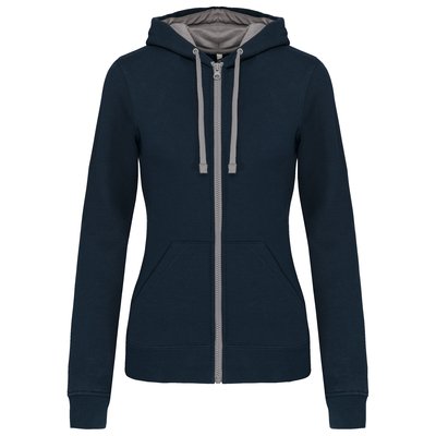 Sudadera capucha mujer Azul L