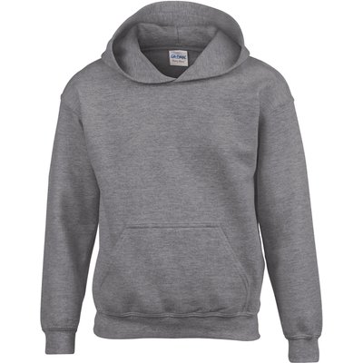 Sudadera capucha niños antibolitas Graphite Heather XS