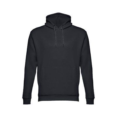 Sudadera Capucha Unisex Bolsillo Marsupial Negro L