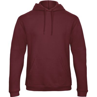 Sudadera capucha unisex Felpa interior Burgundy S