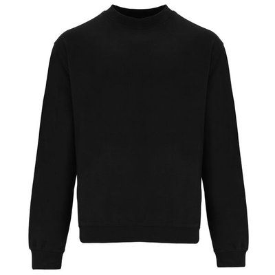 Sudadera Clásica de Algodón Negro XS