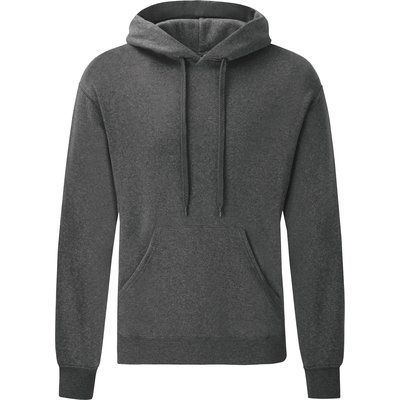 Sudadera clásica con capucha Dark Heather Grey S