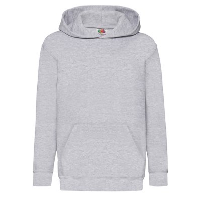 Sudadera clásica capucha niños Heather Grey 5/6 ans