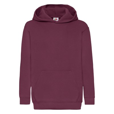 Sudadera clásica capucha niños Rojo / Violeta 12/13 ans