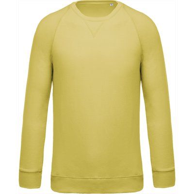 Sudadera colores lisos de algodón Lemon Yellow XXL