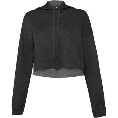 Sudadera corta con capucha Dark Grey Heather XL