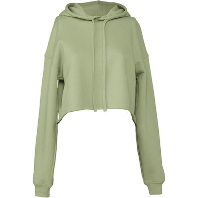 Sudadera corta con capucha Military Green L