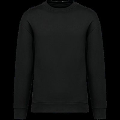 Sudadera Corte recto con hombros caídos Black L