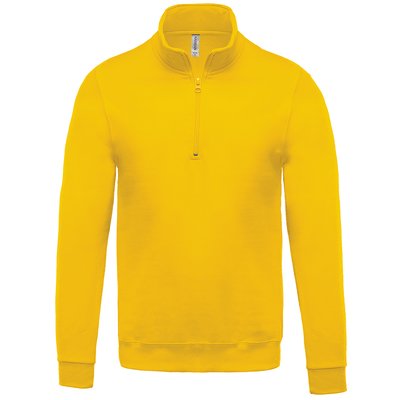 Sudadera Cremallera Algodón Amarillo M