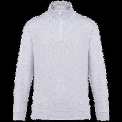 Sudadera Cremallera Algodón Ash Heather 3XL