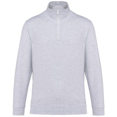 Sudadera Cremallera Algodón Ash Heather M