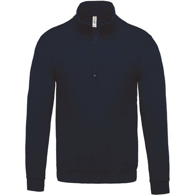 Sudadera Cremallera Algodón Azul 3XL