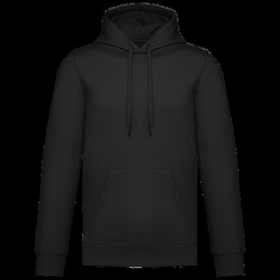 Sudadera sin cremallera con capucha y bolsillo canguro Black XS