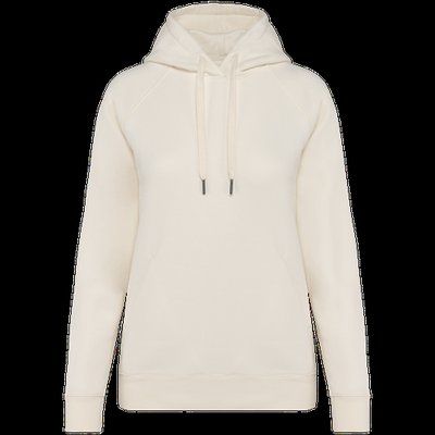 Sudadera sin cremallera con capucha Ivory L