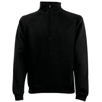 Sudadera con cremallera de cuello alto Black XL