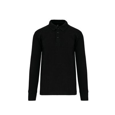 Sudadera cuello polo Black XS