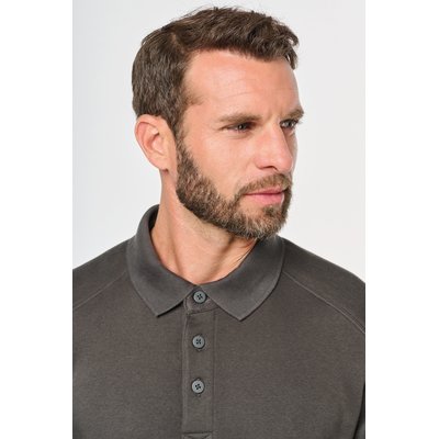 Sudadera cuello polo