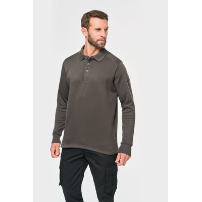 Sudadera cuello polo