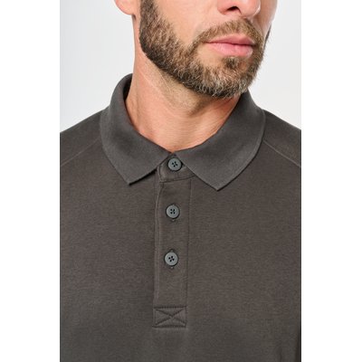 Sudadera cuello polo