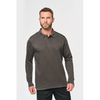 Sudadera cuello polo