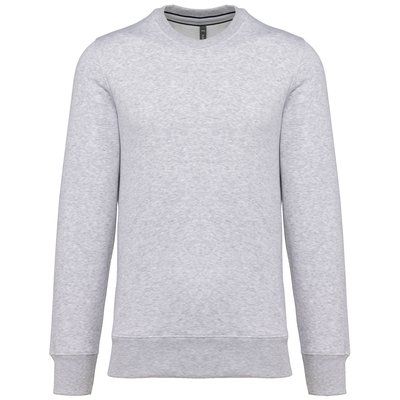 Sudadera cuello redondo algodón Ash Heather 4XL