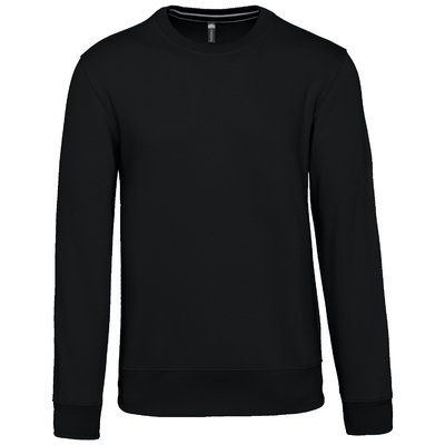 Sudadera cuello redondo algodón Black M