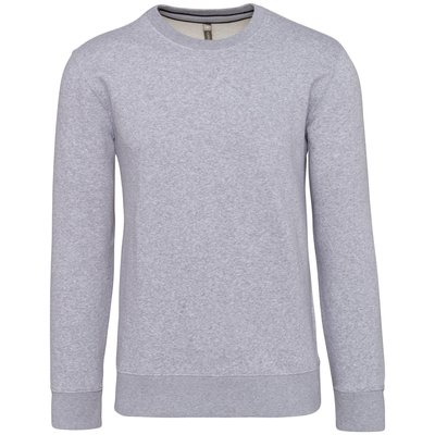 Sudadera cuello redondo algodón Gris M