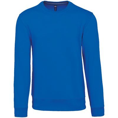 Sudadera cuello redondo algodón Light Royal Blue XS