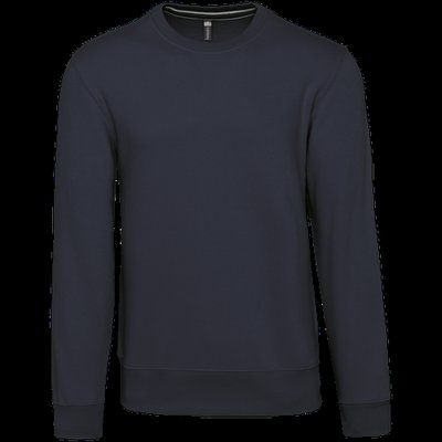 Sudadera cuello redondo algodón Navy L