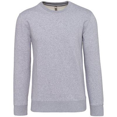 Sudadera cuello redondo algodón Oxford Grey XXL