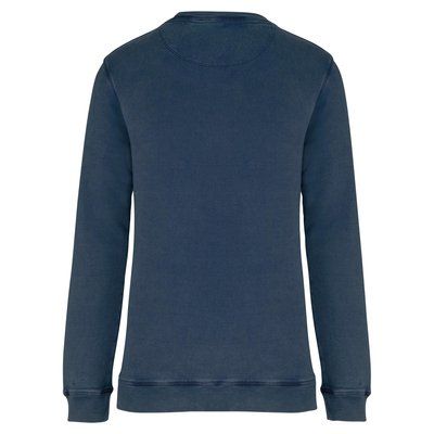 Sudadera cuello redondo felpa Azul M