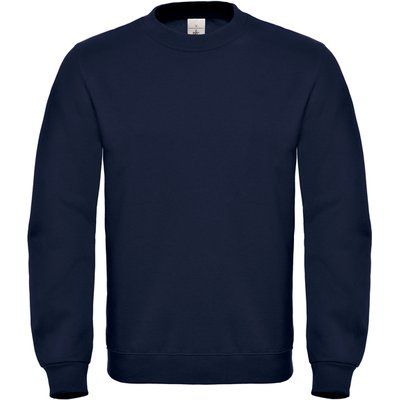 Sudadera cuello redondo lisa Navy XXL