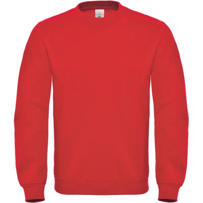 Sudadera cuello redondo lisa Red L