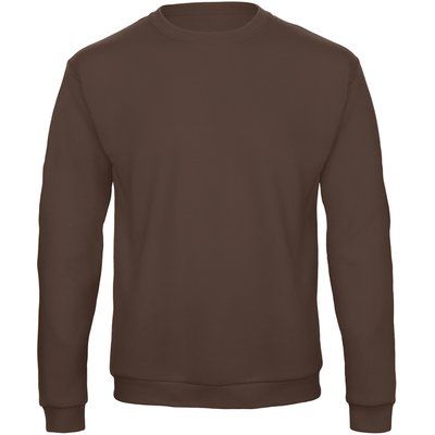 Sudadera cuello redondo unisex Brown 4XL