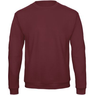 Sudadera cuello redondo unisex Burgundy L