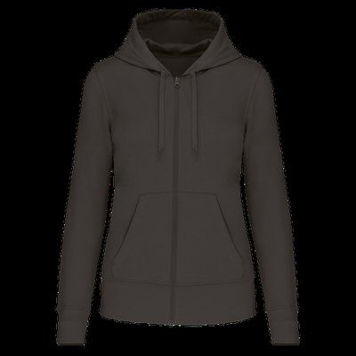 Sudadera eco con capucha mujer DARK GREY L