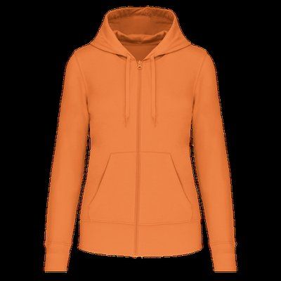 Sudadera eco con capucha mujer Light Orange XL