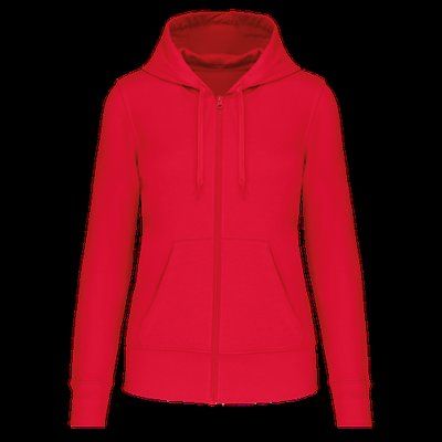 Sudadera eco con capucha mujer Red M