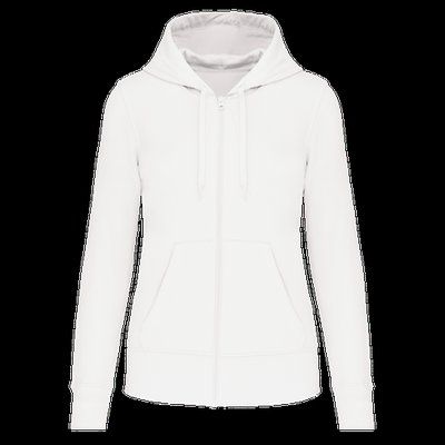 Sudadera eco con capucha mujer White XXL