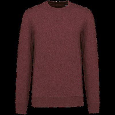 Sudadera eco corte recto Wine Heather XXL