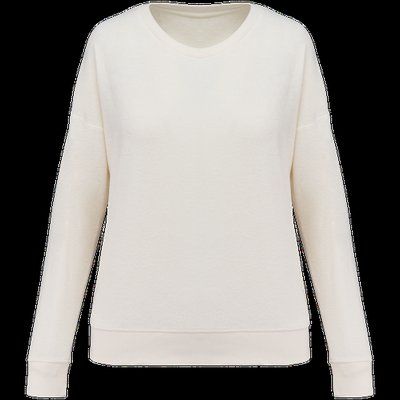 Sudadera ecorresponsable mujer Ivory XL