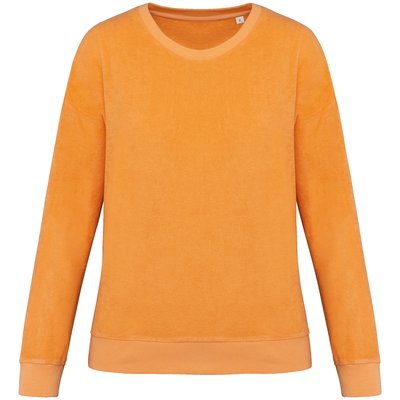 Sudadera ecorresponsable mujer Naranja S