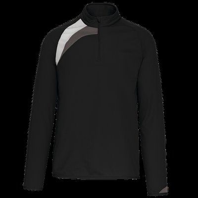 Sudadera de entrenamiento Black / White / Storm Grey XL