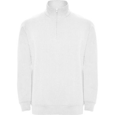 Sudadera Felpa Cuello Alto Blanco S