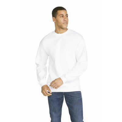 Sudadera hombros caídos Blanco XL