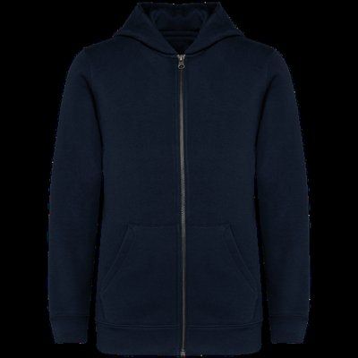 Sudadera infantil con capucha y cremallera Navy Blue 12/14 ans