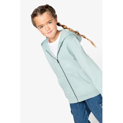 Sudadera infantil con capucha y cremallera