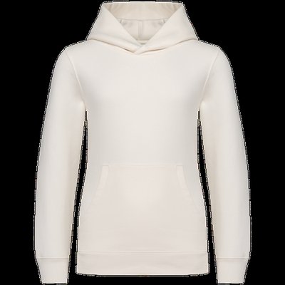 Sudadera infantil sin cremallera y con capucha Blanco 4/6 ans